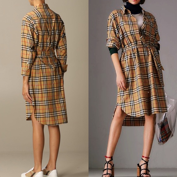 Authentic Burberry shirt dress - Picture 5 of 12
